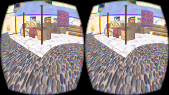 View from Virtual Reality Headset