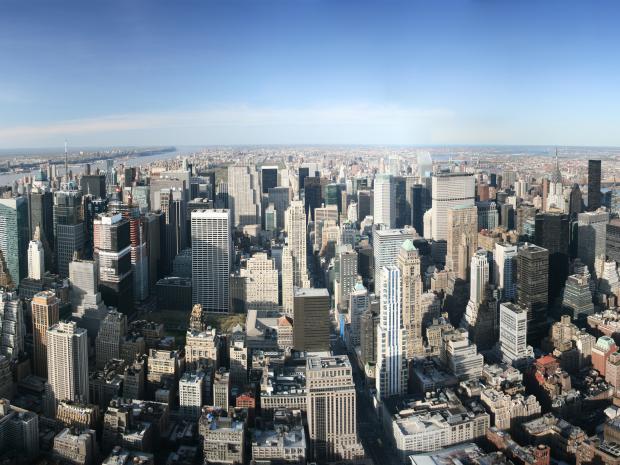 New York City ariel view New York City ariel view