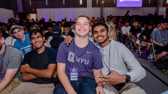 Incoming students attend the class of 2022 convocation ceremony