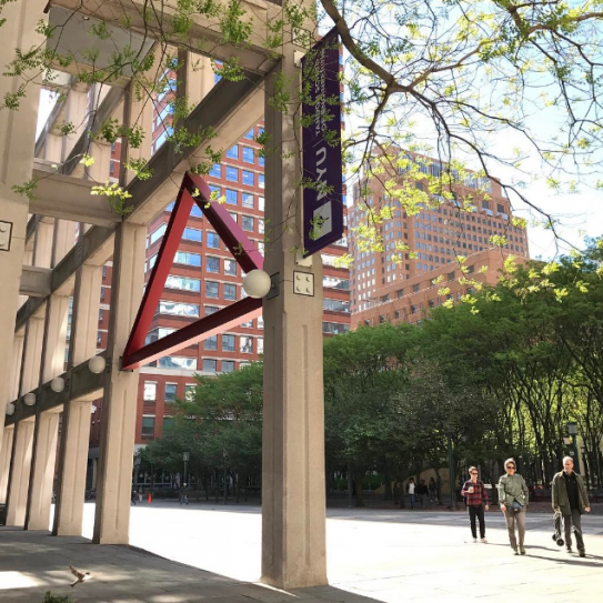 Dibner Building facing the MetroTech commons